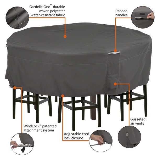 Ravenna Large Tall Round, Table/Chair Cover, 96