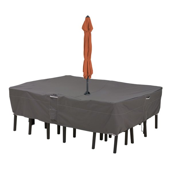 Rectangle Table/Chair Cover W/ Umbrella Hole, 108