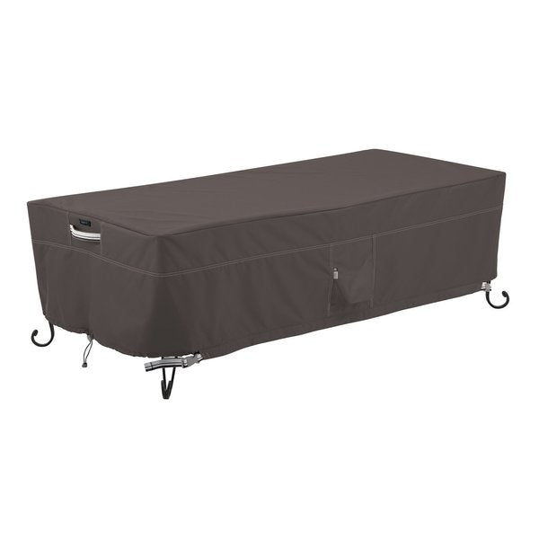 Rectangle Fire Pit Table Cover, Grey 60