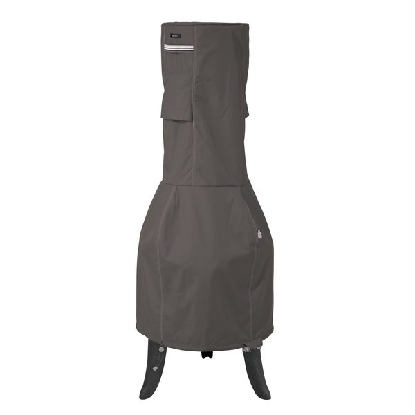 Ravenna Cover, Med, Outdoor Chiminea, Grey, 38
