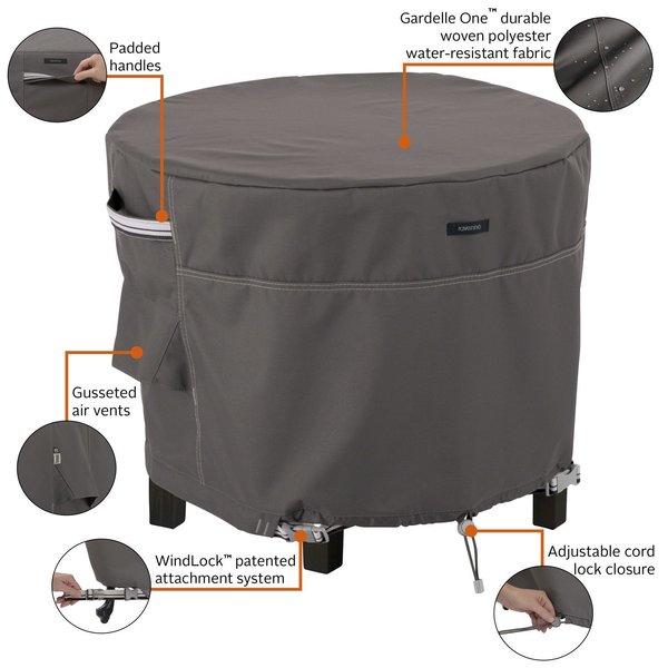 Ravenna Large Round Ottoman/Table Cover, 36