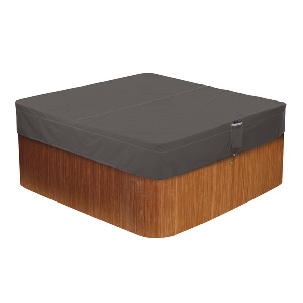 Large Square Hot Tub Cover, Grey