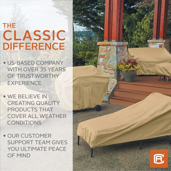Terrazzo Patio Chaise Lounge Cover, Large