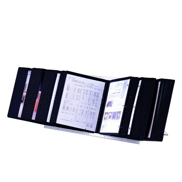 Desk Ref Sys, 10 Panels, Black