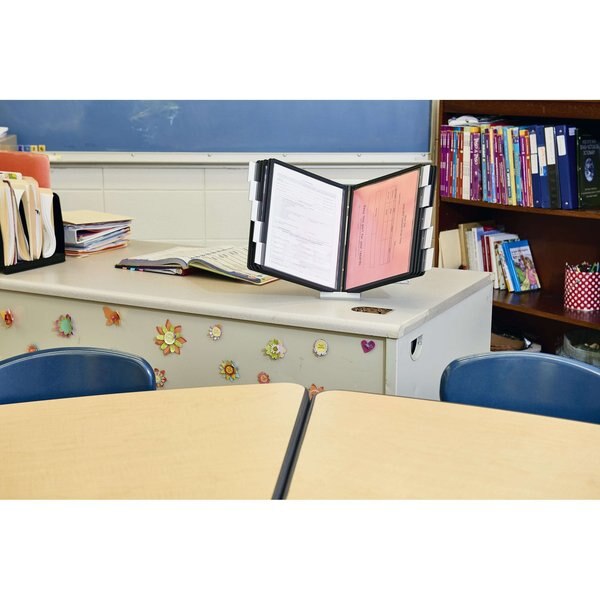 Desk Ref Sys, 10 Panels, Black