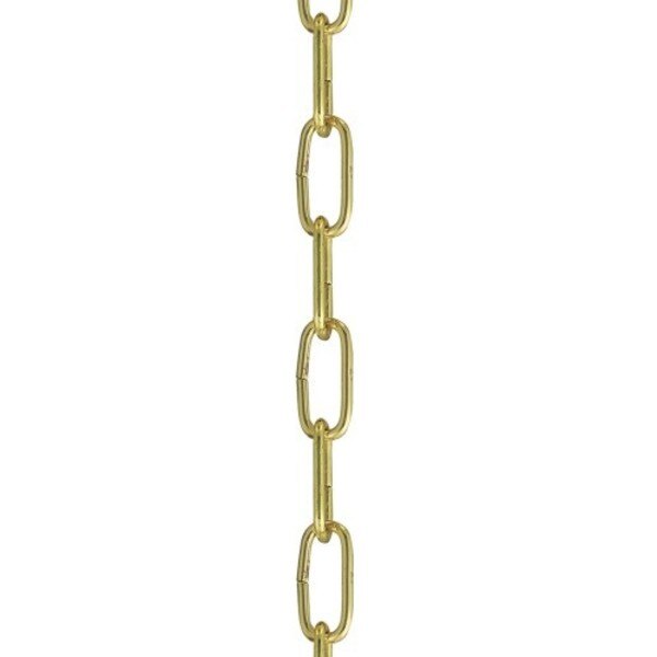 Polished Brass Standard Decorative Chain
