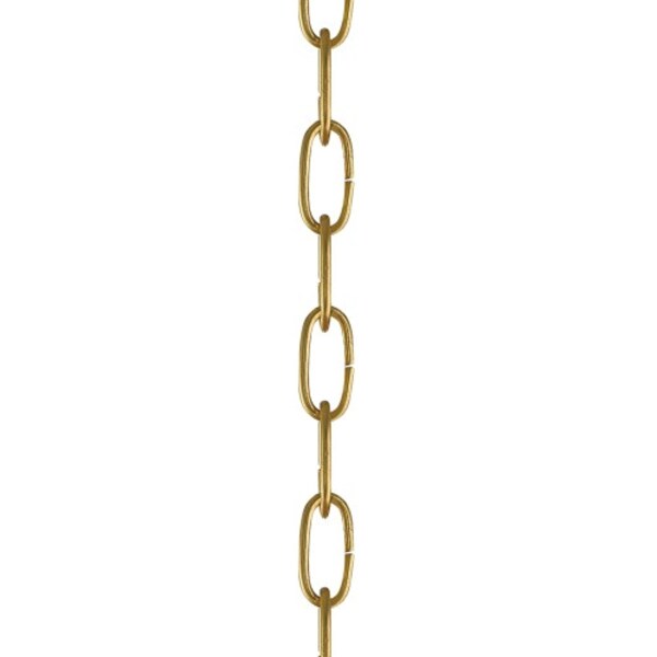 Satin Brass Standard Decorative Chain