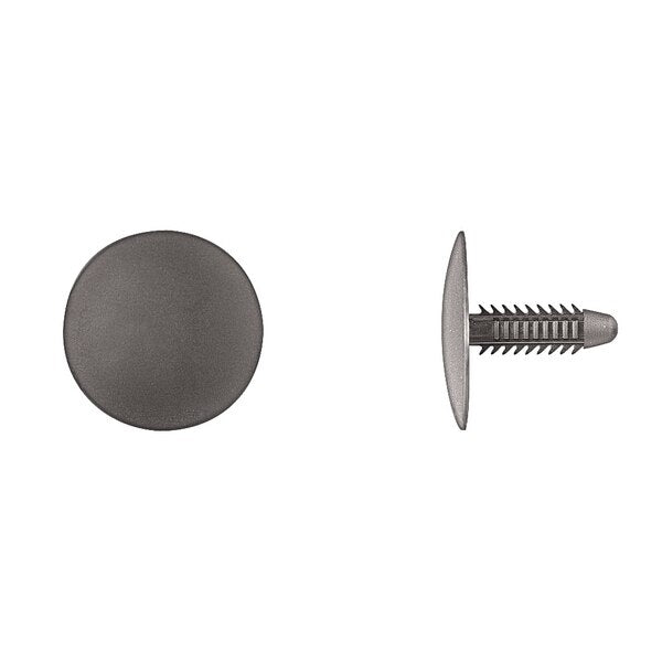 Blk Nyln Shield Retainers 7/32