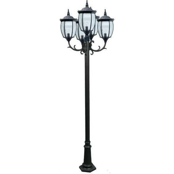 Fixture, Post, 3005, W, Victoria, 5 Light