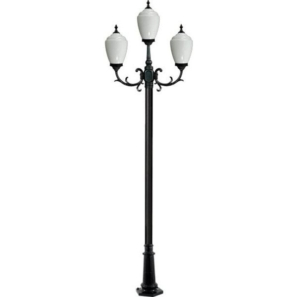 Fixture, Post, 4003, W, Alisa, 3 Light