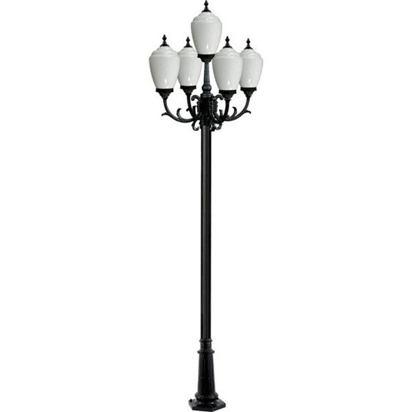 Fixture, Post, 4005, W, Alisa, 5 Light