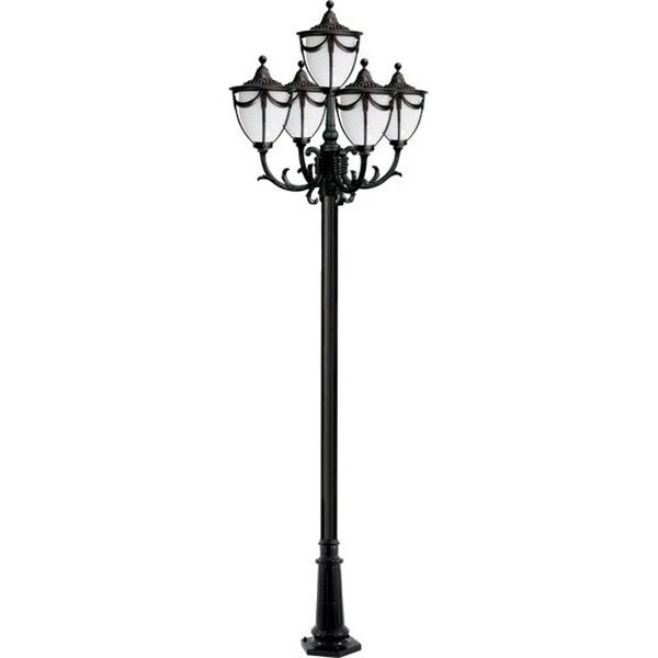 Fixture, Post, 4805, W, Rachel, 5 Light