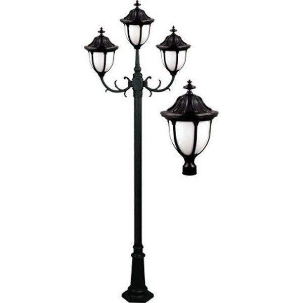 Fixture, Post, 5525, BZ, Showcase, 3 Light