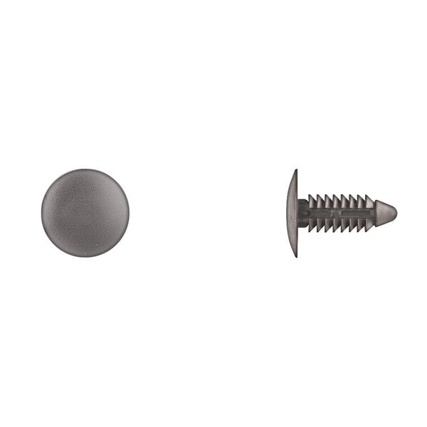 Blk Nyln Shield Retainers 1/4