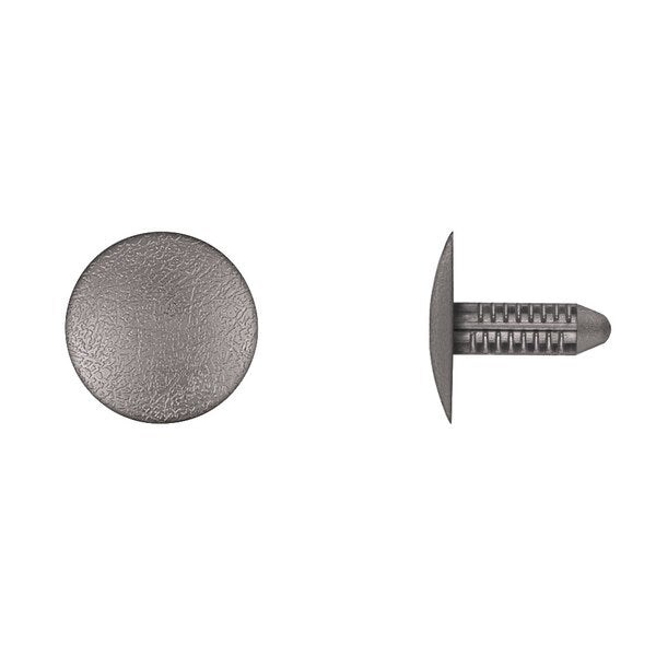 Blk Nyln Interior Trim Ret 7mm Hole Size 20mm Stem PK25