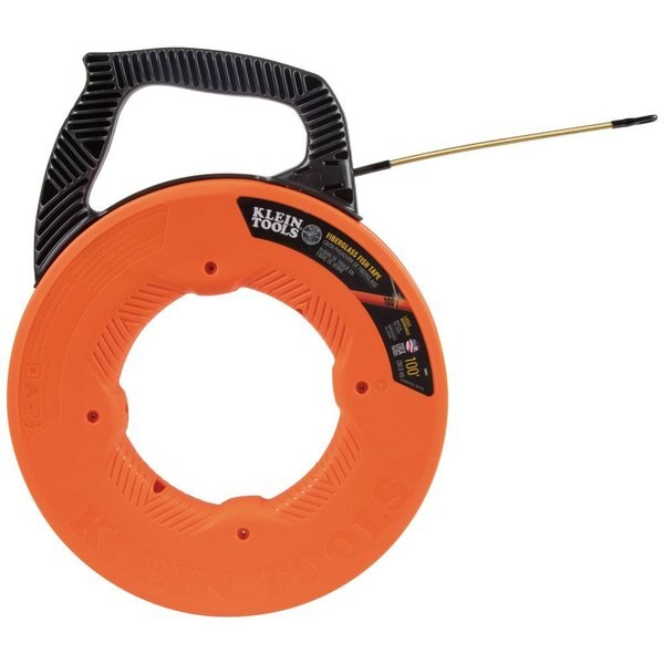 Fish Tape, Round, Fiberglass, 13