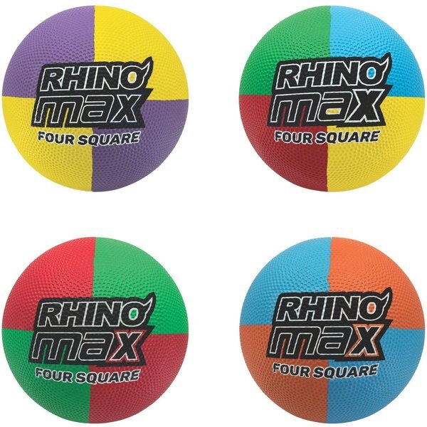 Rhino Skin Four Square Balls Set, PK4