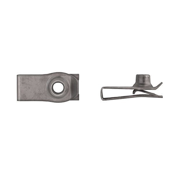 Blk Long Extruded U Nuts 6-1.00mm PR .010