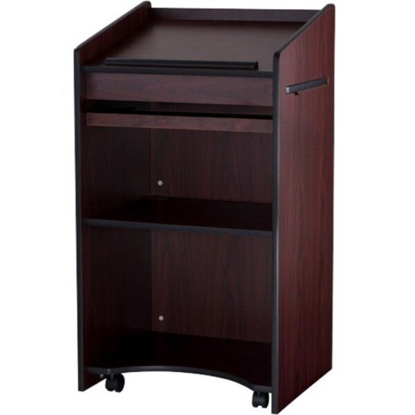 Floor Lectern w/Two Shelves
