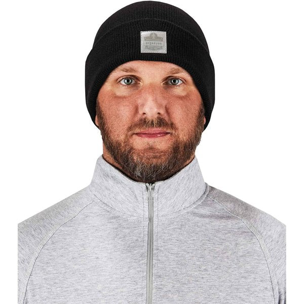 Knit Cap, Over The Head, Universal, Black