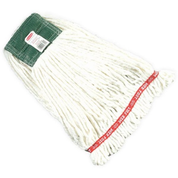5in String Wet Mop, 20oz Dry Wt, Side Gate Connect, Loop-End, White, Cotton/Synthetic, FGA25206WH00