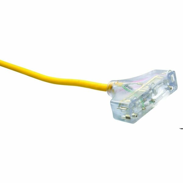 Electric Cord, Outlet, 3 Way Outlet, 25 ft.