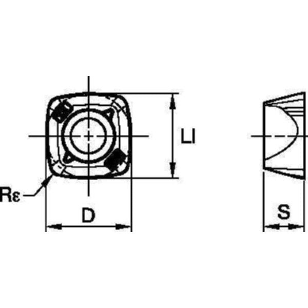 Insert, Milling, VXF-09 Milling Insert