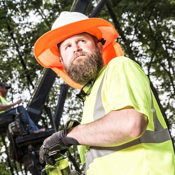 Hard Hat Brim with Shade, Provides Shade