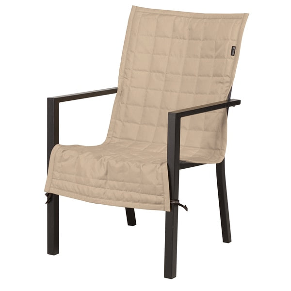 Montlake Antique Beige Patio Chair Slipcover, 45