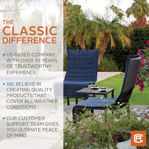 Montlake Heather Fern Patio Chaise Slipcover, 69
