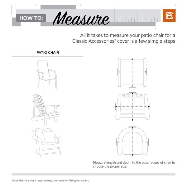 Montlake Heather Fern Patio Chair Slipcover, 45