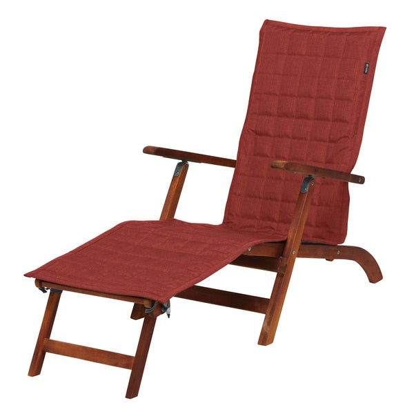 Montlake Patio Chaise Slipcover, Heather Henna, 69