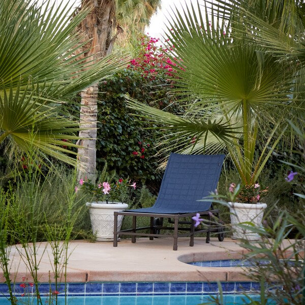 Montlake Patio Chaise Slipcover, Heather Henna, 80