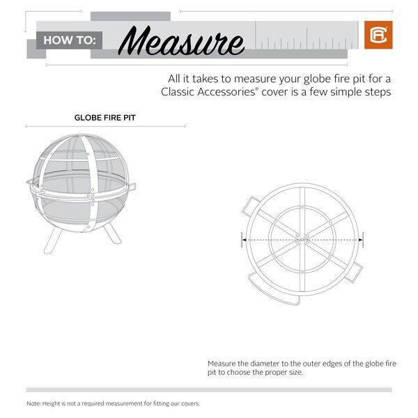 Fire Pit Cover, Cover, Globe Fire Pit