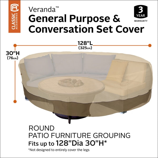 Veranda Round General Purpose Patio Furn