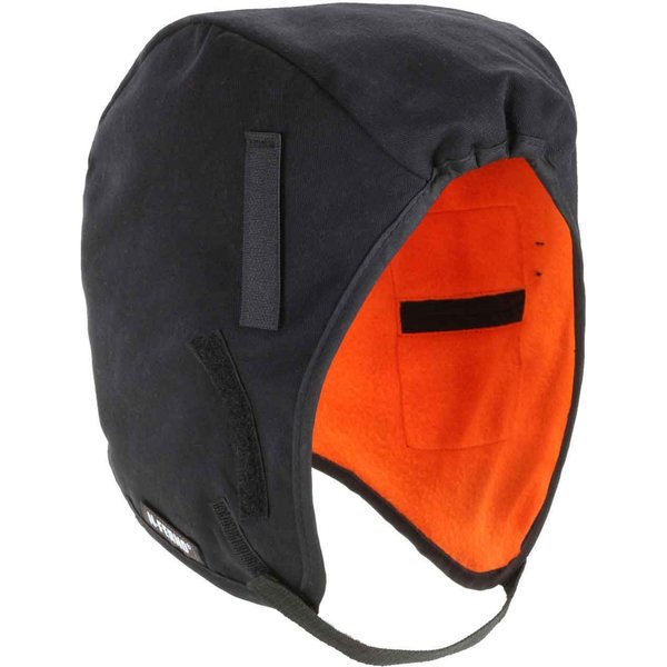 Winter Liner, 2-Layer Cotton/Fleece, Black