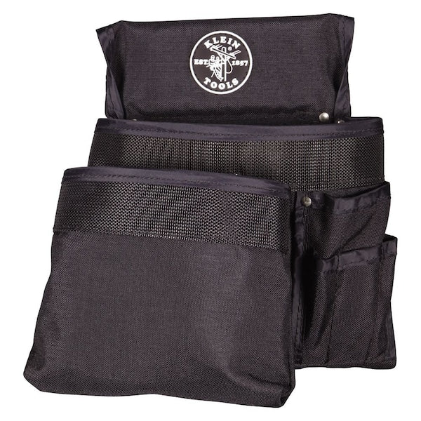 Tool Pouch, PowerLineâ¢ Series 8-Pocket Tool Pouch, Black Nylon