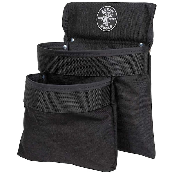 Black Ballistic Nylon 2 Pockets