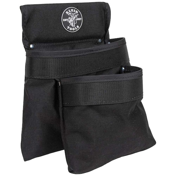 Black Ballistic Nylon 2 Pockets