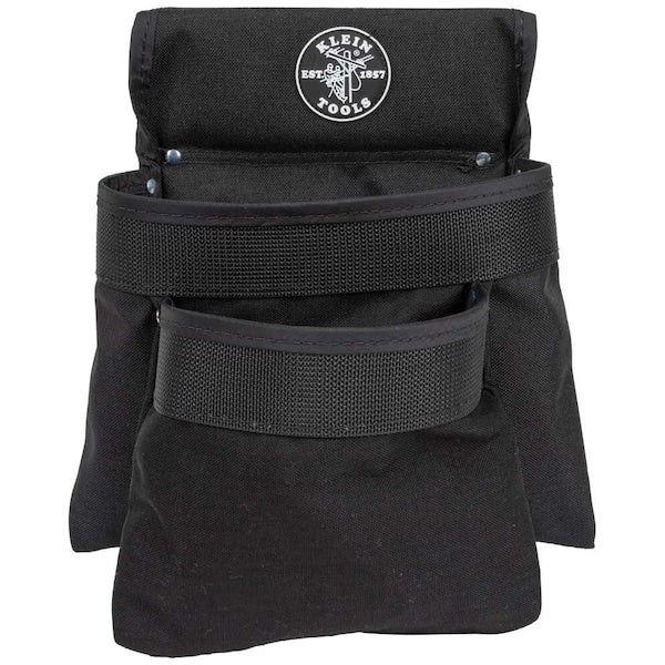 Black Ballistic Nylon 2 Pockets