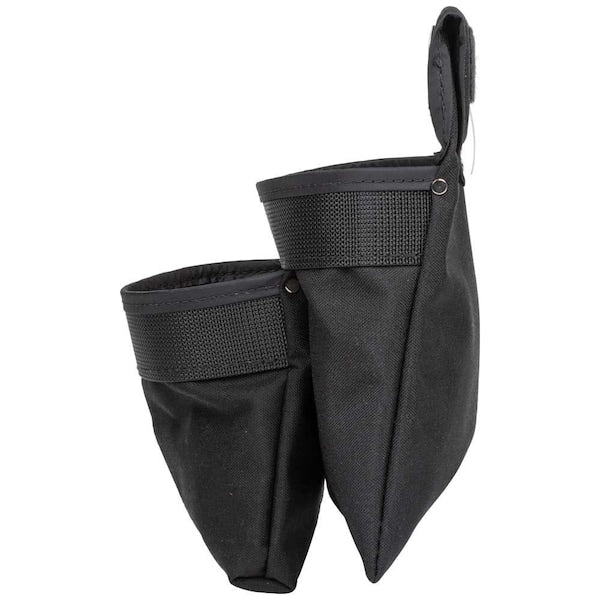 Black Ballistic Nylon 2 Pockets