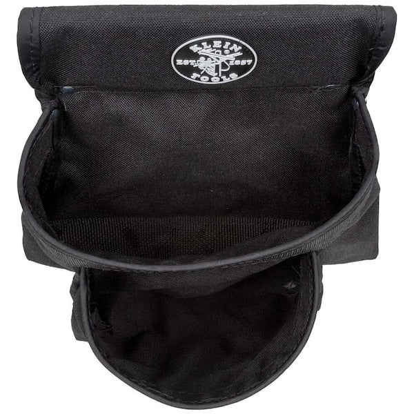 Black Ballistic Nylon 2 Pockets