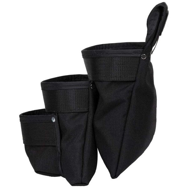 Black Ballistic Nylon 3 Pockets
