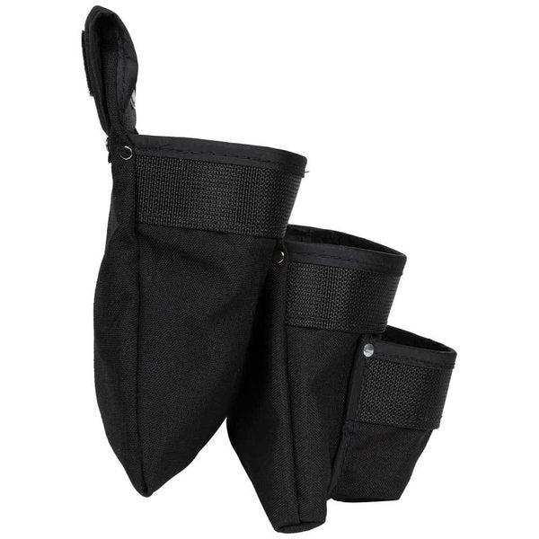 Black Ballistic Nylon 3 Pockets