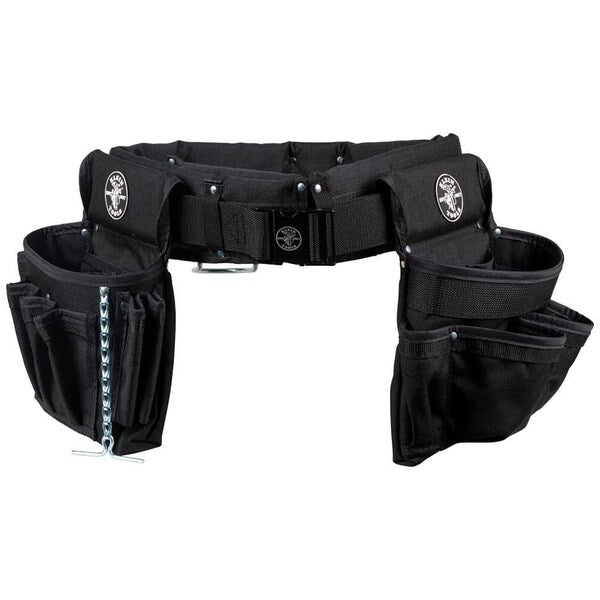 Black Ballistic Nylon Tool Belt, 27 Pockets