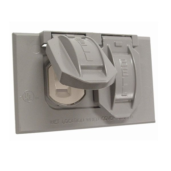 1 -Gang Horizontal Weatherproof Cover, 2.81