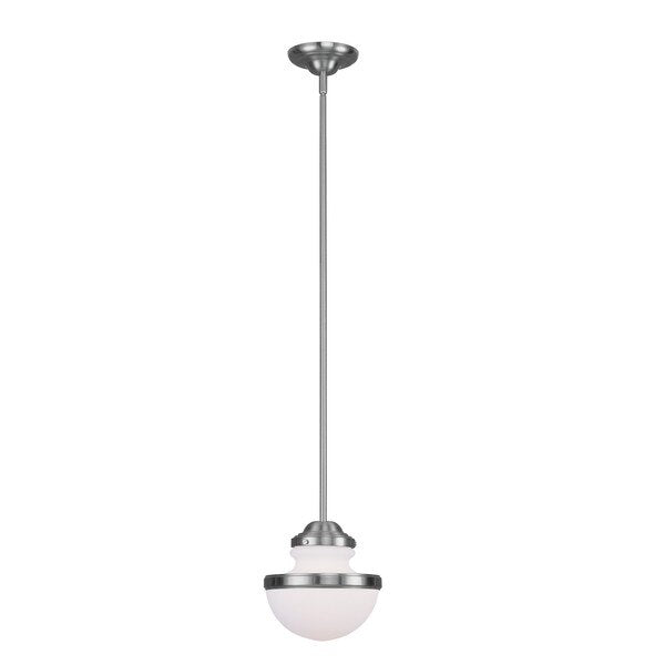 Oldwick 1 Light Brushed Nickel Pendant