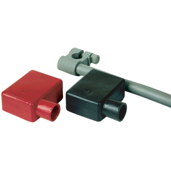 Red 4/0 Terminal Protector, Rt Elbow, PK5