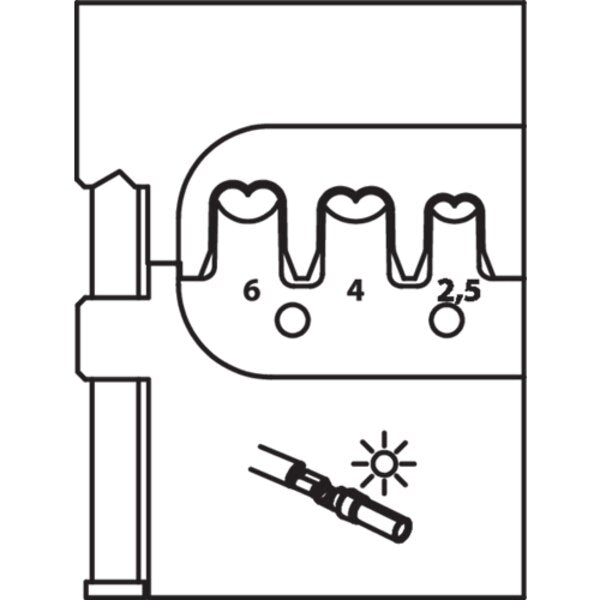 Module Insert For Multi Contact MC4