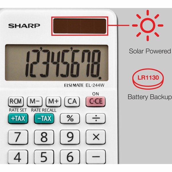 Pocket Calculator, LCD, 8 Display Digits